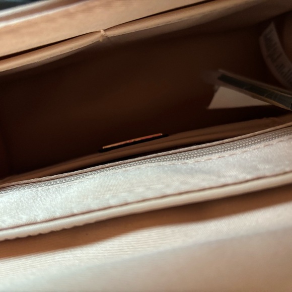 Aldo Blush Quilted Shoulder Bag with Fluffy Pom Pom - Picture 4 of 4